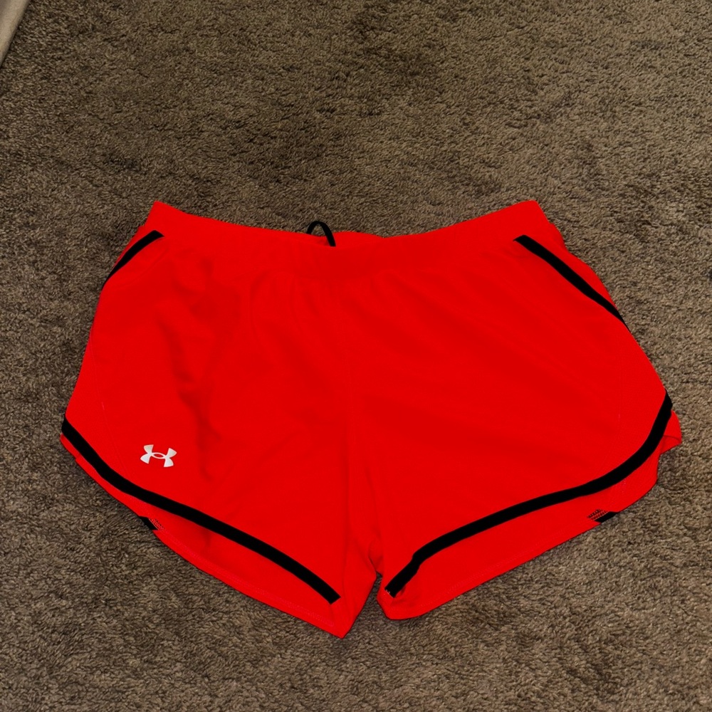 Under Armour Women's Orange Running Shorts